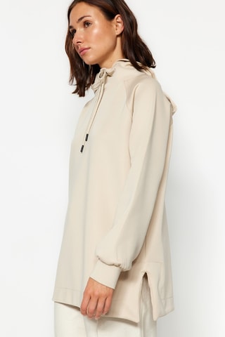 Sudadera con capucha - Blanco