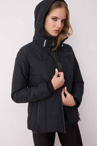 Blusão com capuz - Preto