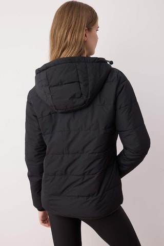 Blusão com capuz - Preto