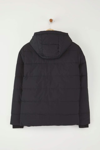 Blusão com capuz - Preto