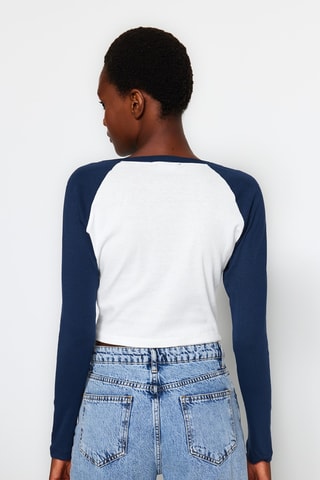 Cropped T-shirt - Wit