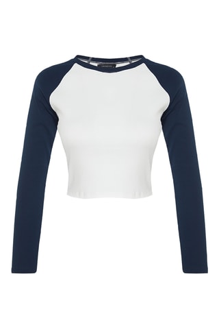 Cropped T-shirt - Wit