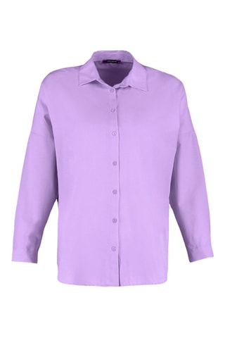 Camicia oversize - Viola