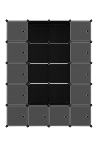 Armadio multifunzione  -  Nero