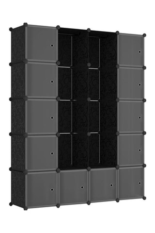 Armadio multifunzione  -  Nero