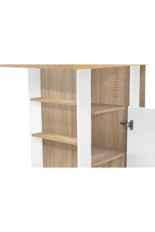 Isola centrale Théo - Marrone e bianco 