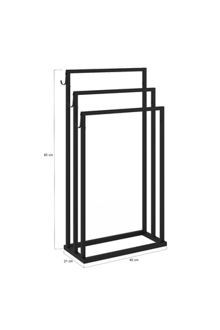 Portasciugamani a 3 livelli - 45 x 85 x 21 cm