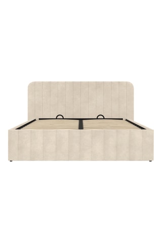 Letto contenitore con rete Valentina - Beige