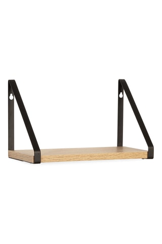 3 mensole Manufacture - Effetto legno e nero