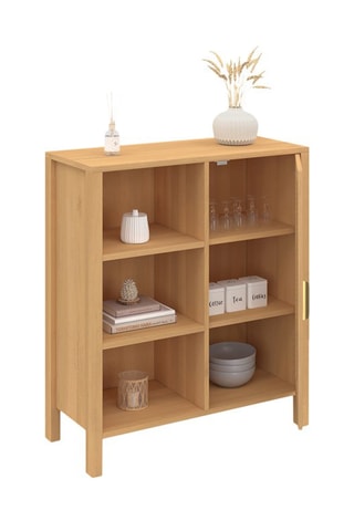 Credenza 1 anta Eve - Effetto legno