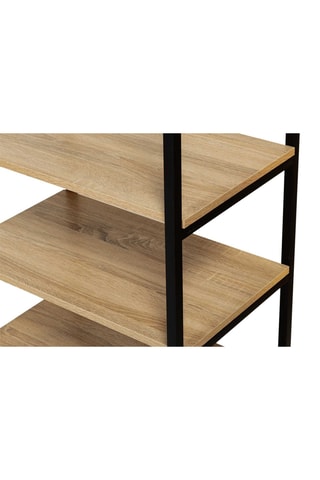 Guardaroba doppio Manufacture - Nero ed effetto legno