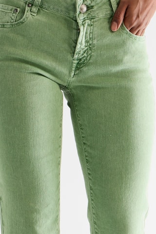 Linnen Broek Slim  Lichtgroen