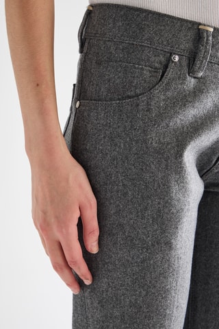 Wollen Broek Grijs