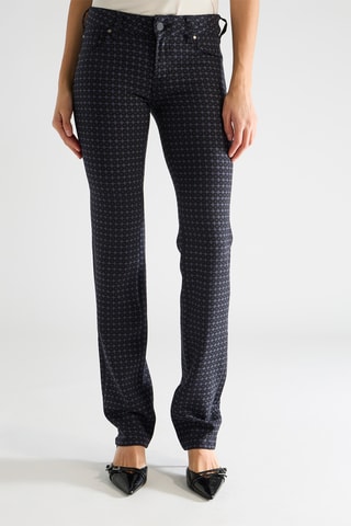 Wollen Broek Marineblauw