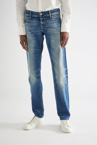 Jeans - Verwassen Blauw