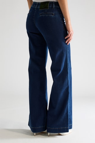 Jeans wide legs - Donkerblauw