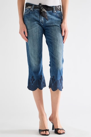 Driekwart Broek - Blauw