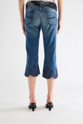 Driekwart Broek - Blauw