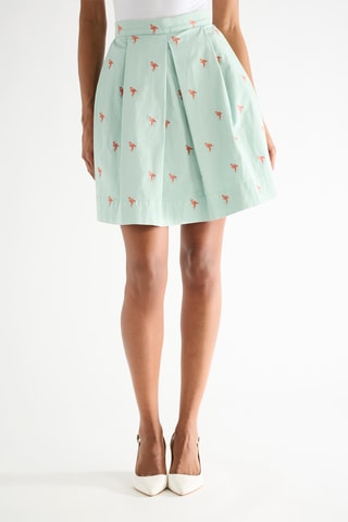 Plissérok - Lichtgroen