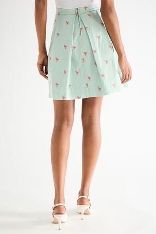 Plissérok - Lichtgroen