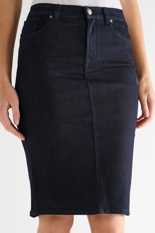 Rechte Rok - Donkerblauw