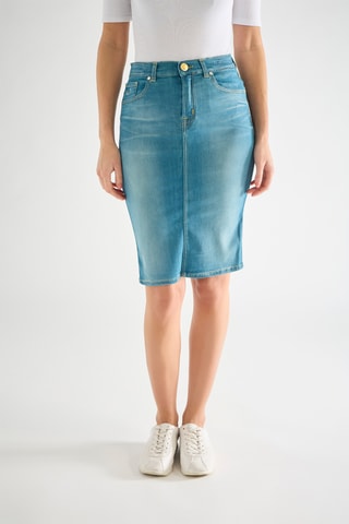 Rechte Rok - Lichtblauw