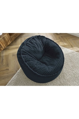 Pouf Socrate - 106 x 79 x 106 cm - Bleu foncé