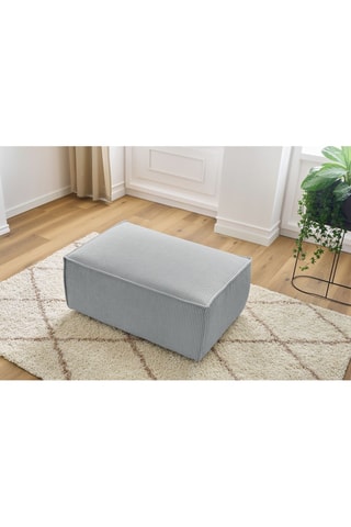 Pouf Nihad - 
Gris clair