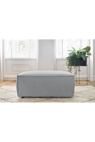 Pouf Nihad - 
Gris clair