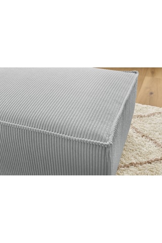 Pouf Nihad - 
Gris clair