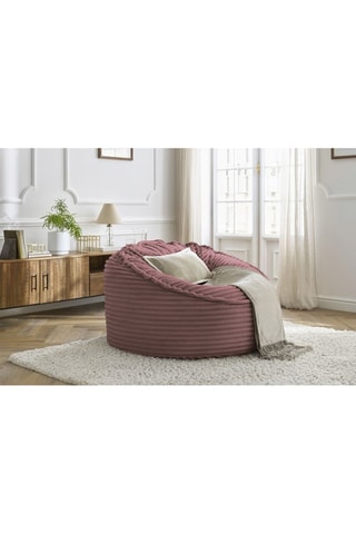 Pouf Socrate - 106 x 79 x 106 cm - Vieux rose