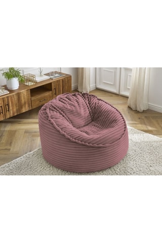Pouf Socrate - 106 x 79 x 106 cm - Vieux rose