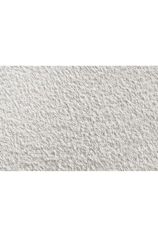 Pouf Talia - Blanc - En tissu bouclette