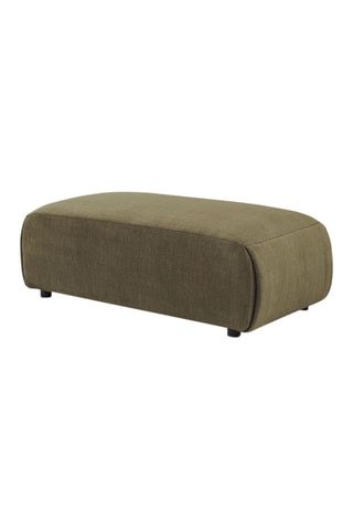 Pouf Jeanne - Vert - En tissu velours