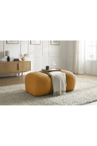 Pouf Hippolyte - Jaune