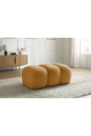 Pouf Hippolyte - Jaune