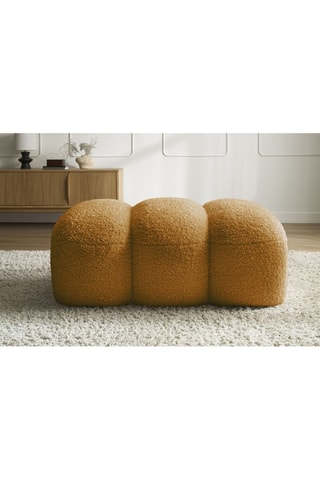 Pouf Hippolyte - Jaune