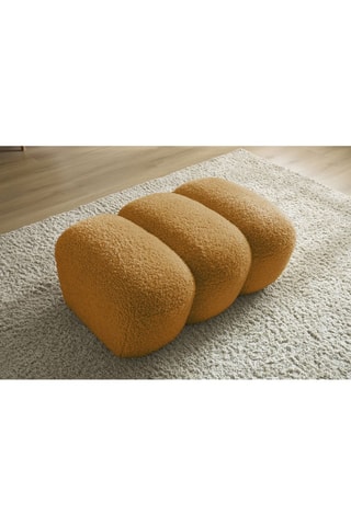 Pouf Hippolyte - Jaune