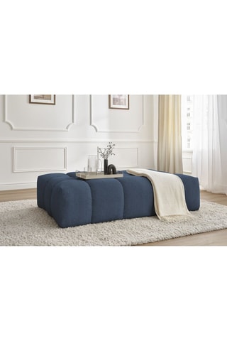 Pouf Everest - Bleu foncé