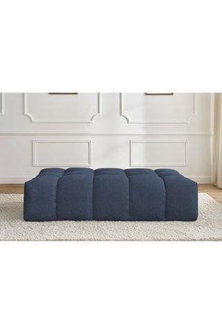 Pouf Everest - Bleu foncé