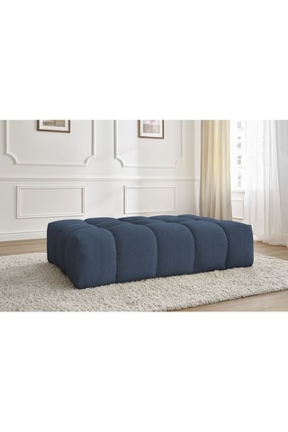 Pouf Everest - Bleu foncé