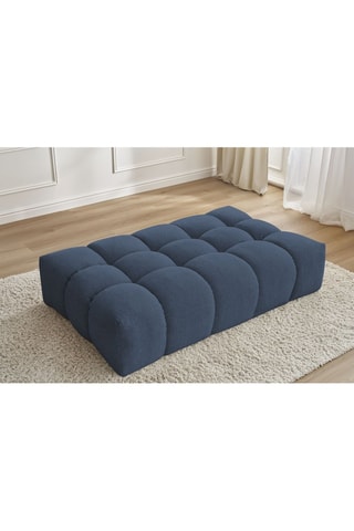 Pouf Everest - Bleu foncé