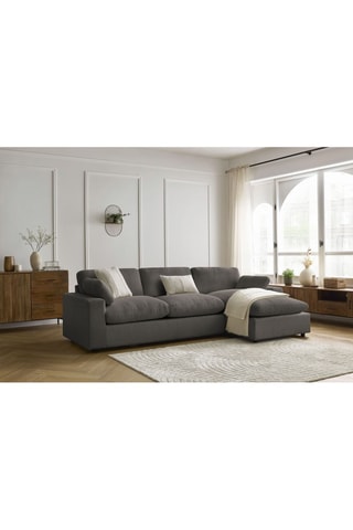 Canapé d'angle réversible Belair - Taupe