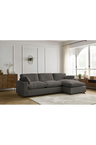 Canapé d'angle réversible Belair - Taupe