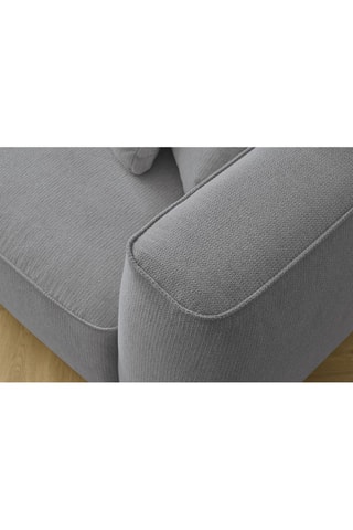 Canapé et pouf Leopold Gris clair