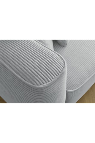 Canapé et pouf Leopold Gris clair