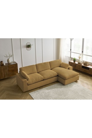 Canapé d'angle réversible Belair - Jaune