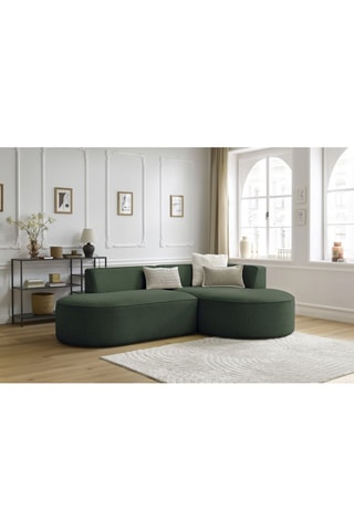 Canapé d'angle droit modulable Rousseau - Vert