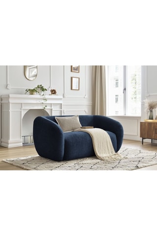 Canapé droit Céline - Bleu foncé