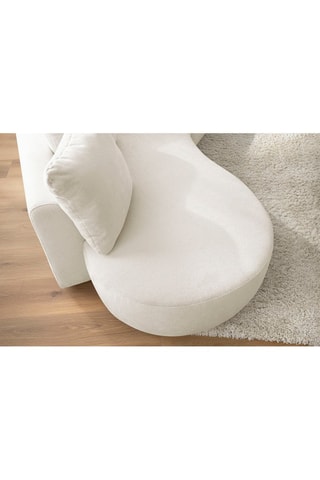 Canapé d'angle gauche Marianne - Blanc